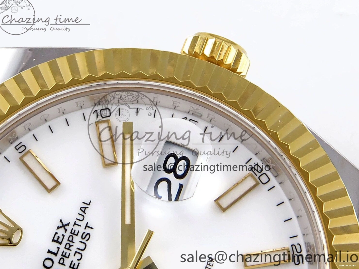 0420 DateJust 41 SS YG ARF 1:1 Best Edition 904L Steel White Stick Dial on Jubilee Bracelet SH3235 (Gain Weight) Seasonal 1223